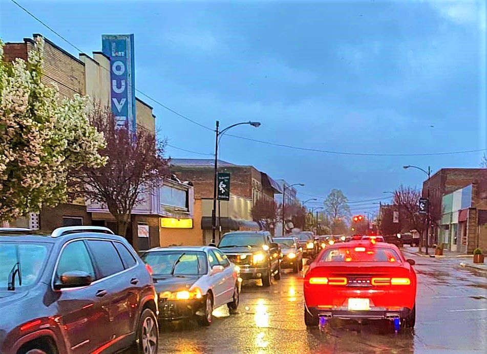 Wellston cruises the block